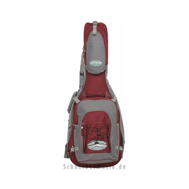 Rockbag Cross Walker "JET" Classical Guitar Grey-Burgundy