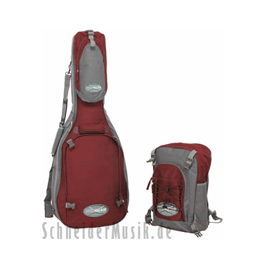 Rockbag Cross Walker \"JET\" Classical Guitar Grey-Burgundy
