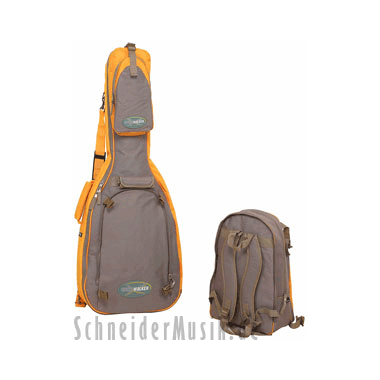 Rockbag Cross Walker \"LUNA\" Classical Guitar Sun-Grey-Caramel
