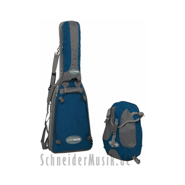 Rockbag Cross Walker \"COMET\" E-Guitar Grey-Blue