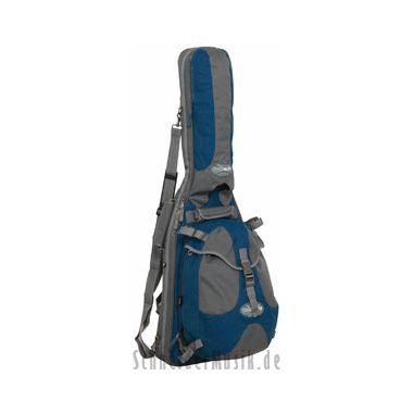 Rockbag Cross Walker \"COMET\" E-Guitar Grey-Blue