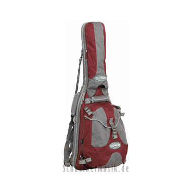 Rockbag Cross Walker "COMET" E-Guitar Grey-Burgundy