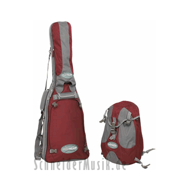 Rockbag Cross Walker \"COMET\" E-Guitar Grey-Burgundy