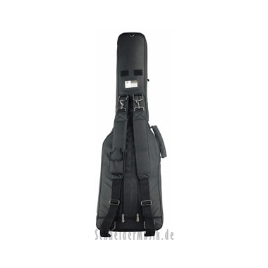 ROCKBAG RB20572B GITARREN BAG \"ARTIFICIAL LEATHER PREMIUM LINE\" Bolsa Doble de Cuero Artificial para 2 Guitarras Eléctri