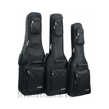 ROCKBAG RB20572B GITARREN BAG \"ARTIFICIAL LEATHER PREMIUM LINE\" Bolsa Doble de Cuero Artificial para 2 Guitarras Eléctri