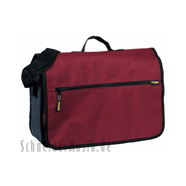 ROCKBAG RB29003B/WR Bag for Sheet Music, bordeaux/grey