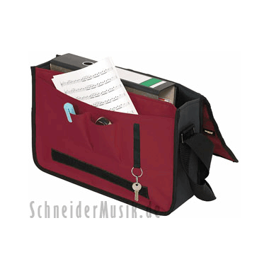 ROCKBAG RB29003B/WR Bag for Sheet Music, bordeaux/grey