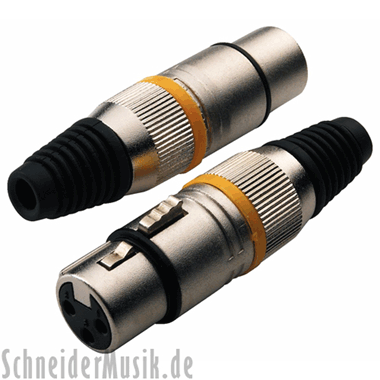 RockCable RCL10001 M - XLR Female Plug, with metal cap