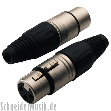 RockCable RCL10001 P - XLR Female Plug, with plastic cap