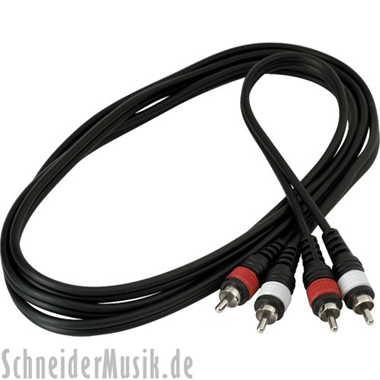 RockCable RCL 20943 D4 Patch Cable, 2x RCA Male - 2x RCA Male, 1,8 m