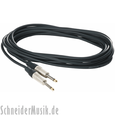 RockCable RCL 30206 D6 Instrument Cable, straight - straight 20ft, black