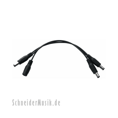 RockCable RCL30600 DC 3 DC Power Cable with 1 male and 3 female coaxial DC power connectors