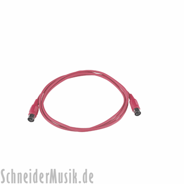RockCable RCL 30703 D5 Midi Cable (5-pole) 20 ft, red