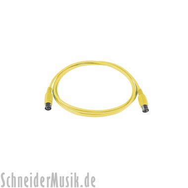 RockCable RCL 30703 D5 Midi Cable (5-pole) 20 ft, yellow