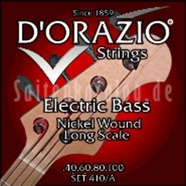 D'Orazio Set 410/A Electric Bass Nickel Wound