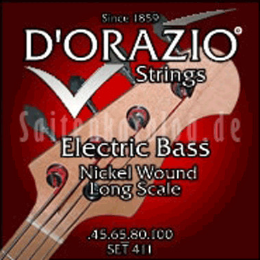 D'Orazio Set 411 Electric Bass Nickel Wound