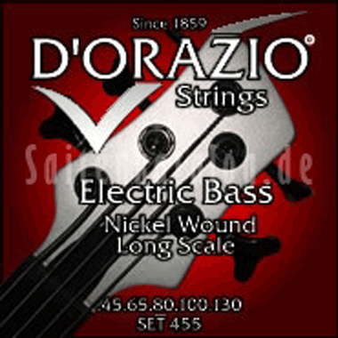 D'Orazio Set 455 Electric Bass Nickel Wound 5-string