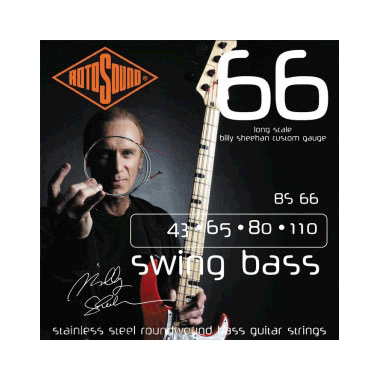 Rotosound BS66 BILLY SHEEHAN Signature Swing Bass 66 Stainless Steel