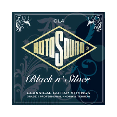 Rotosound CL4 Black n' Silver - Set Normal Tension