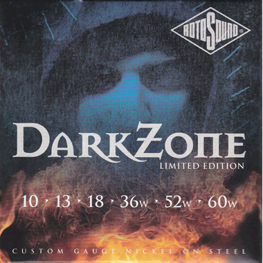 Rotosound DZ10 DARKZONE Nickel on Steel, custom - Limited Edition