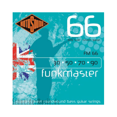 Rotosound FM66 Funkmaster Swing Bass 66 Stainless Steel Roundwound
