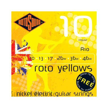 Rotosound R10-7 Roto Yellows Nickel R (7-string)