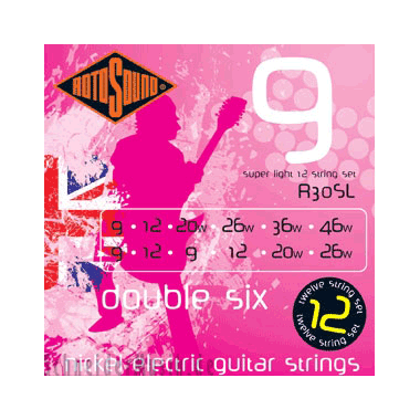 Rotosound R30SL Double Six Nickel (12-string)