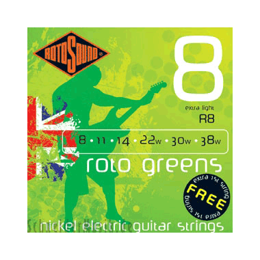 Rotosound R8 Roto Greens Nickel XL