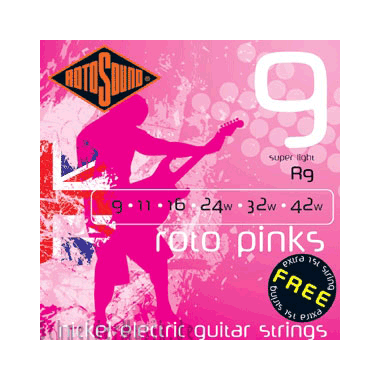 Rotosound R9 Roto Pinks Nickel SL