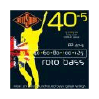 Rotosound RB40-5 Roto Bass Nickel Roundwound (unsilked)