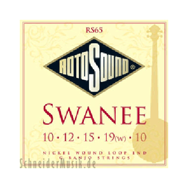 Rotosound RS65 SWANEE Banjo Nickel Wound Loop End