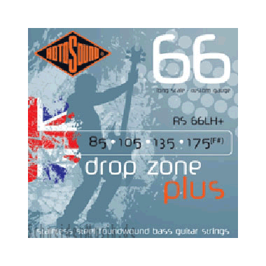 Rotosound RS66LH+ Drop Zone PLUS (Swing Bass 66) Stainless Steel Roundwound