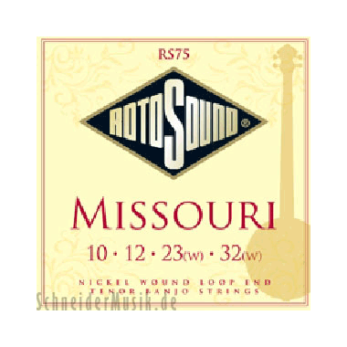 Rotosound RS75 Missouri Tenor Banjo Nickel Wound Loop End