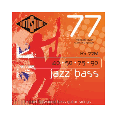 Rotosound RS77M Jazz Bass 77 Monel Flatwound (Med Scale)