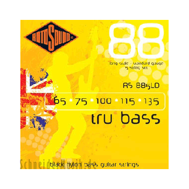 Rotosound RS885LD Tru Bass 88 Black Nylon Flatwound