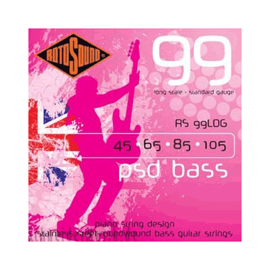 Rotosound RS99LDG PSD Bass 99 Stainless Steel Roundwound