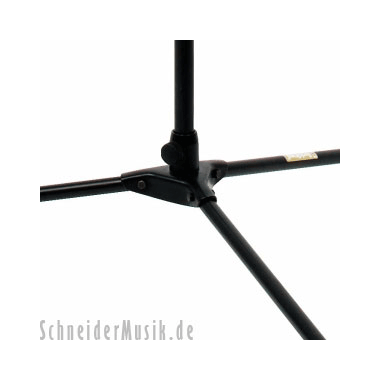 Rockstand RS20700B Soporte de Micrófono con Horca y Clips de Cable, Negro