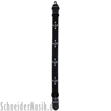 RockStrap RST NB1CE Nylon Guitar Strap, stitched motif \"Gamble\"