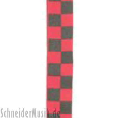 RockStrap RST NR1CP Nylon Guitar Strap red, printed motif "Finish"