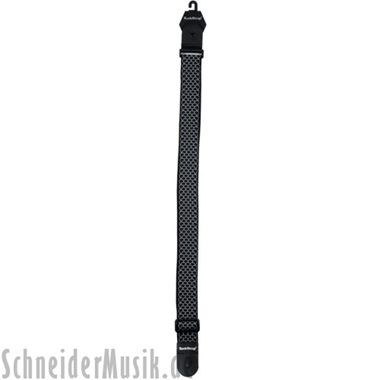 RockStrap RST NB1CE Nylon Bass Strap black, stitched motif \"Scales\"