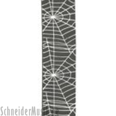 RockStrap RST NB1CP Nylon Bass Strap black, printed motif "Spider Web"