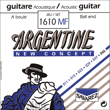 Savarez 1610MF Argentine (Jazz Acoustic Guitar) light, Ball End