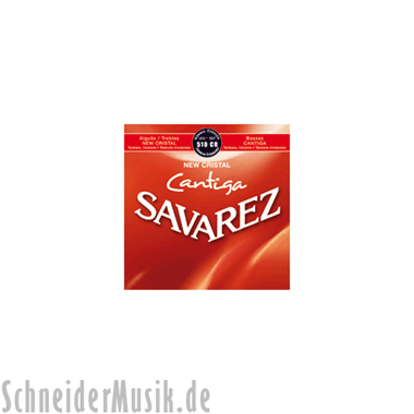 Savarez 510 CR CANTIGA New Cristal Set, Normal Tension (red)