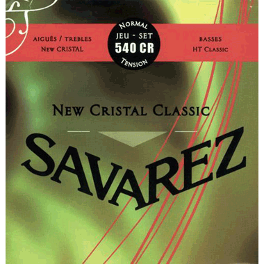 Savarez 540 CR NEW CRISTAL Classic Juego, Normal Tension (rojo)