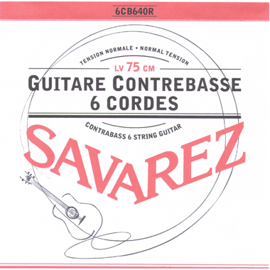 Savarez 650R double bass guitar 75cm 6-string