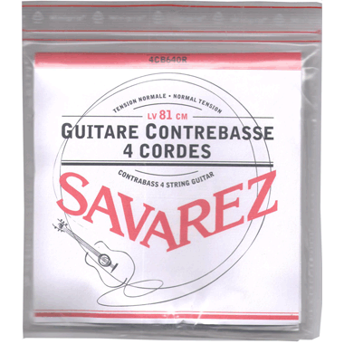 Savarez 660R double bass guitar 81cm 4-string