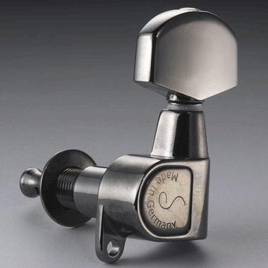 Schaller M6RUL A 505RUa Mechanik M6 6 links, maschinenpoliert Ruthenium