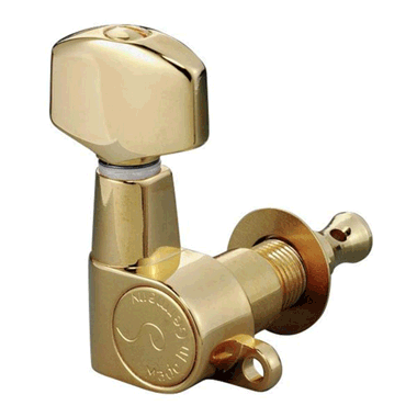 Schaller M12GO Mini 512 Mechanik M6 Mini 6 links/ 6 rechts, handpoliert Gold