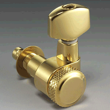 Schaller M6GOL P I.-Klemm 2010P Mechanik M6 Pin 2000 Klemm 6 links Gold