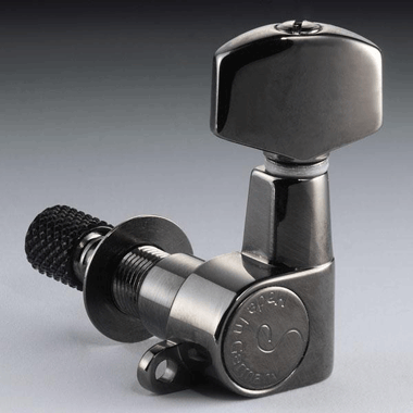 Schaller M6RUL Mini A Topmount 7509RUa Mechanik M6 Mini Klemm Top Mount 6 links, maschinenpoliert Ruthenium